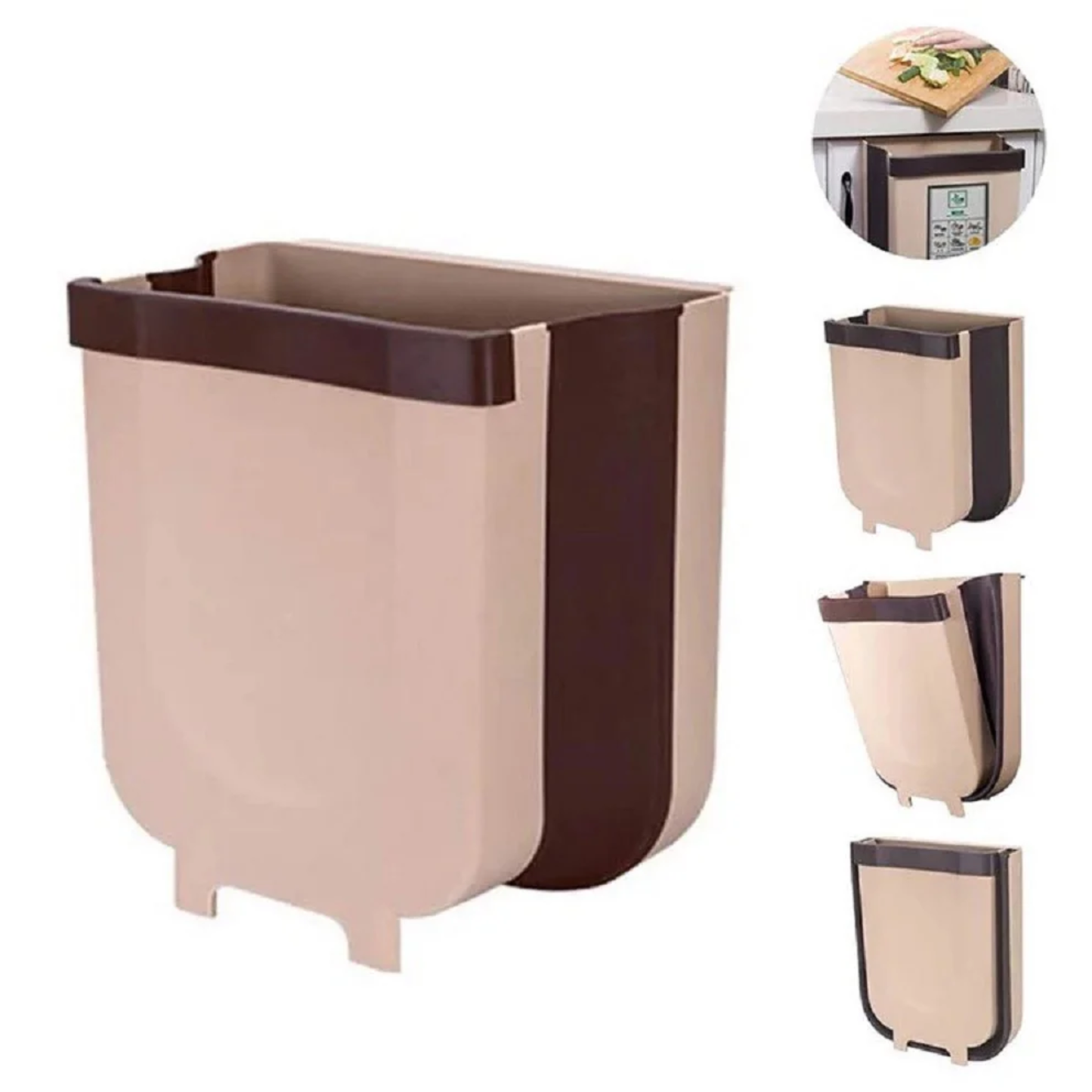 Basurero Plegable Multiuso Cocina Baño C