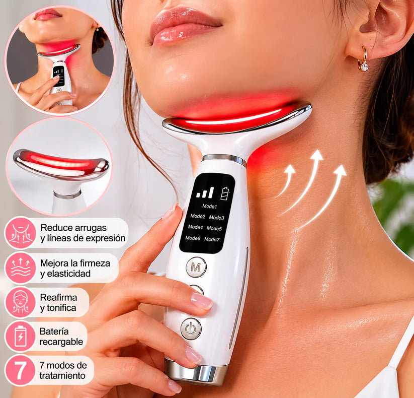 Masajeador Facial y Cuello LED