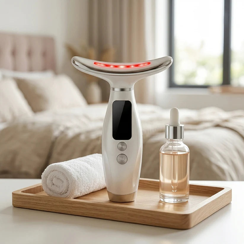 Masajeador Facial y Cuello LED